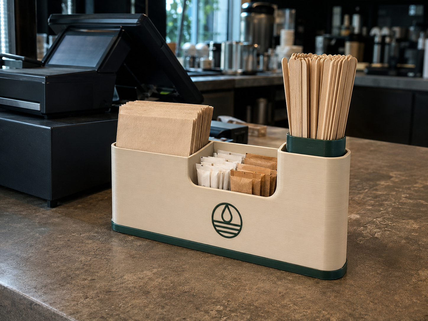 Custom counter organizer
