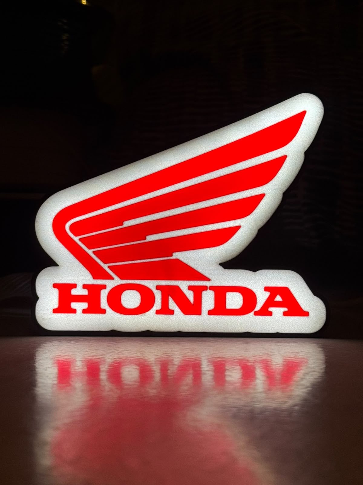 Shaped logo lightbox